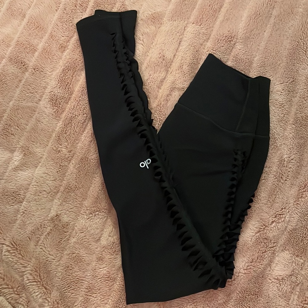 Alo Yoga High Wasited Reform Leggings Black Size XS